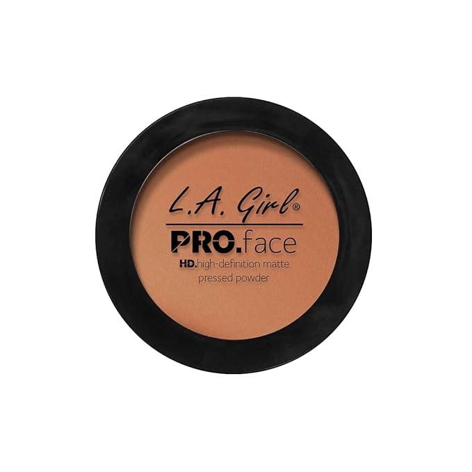 L.A. Girl Pro.Face Matte Pressed Powder, Chestnut GPP614 (Pack of 2)