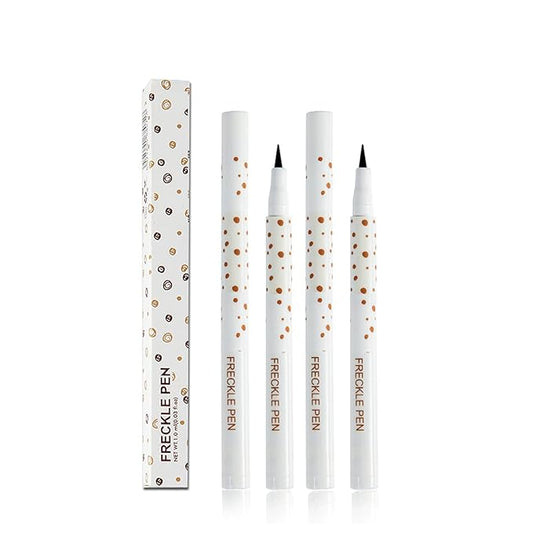 2 Colors Freckle Pen Waterproof Long-lasting Quick Dry Small Spot Natural Lifelike Freckle Makeup Pen (Light Brown)