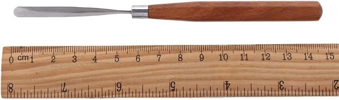 Pokinge Stainless Steel Nail Art Spatula Cosmetic Makeup Palette Spatula Spoon Cream Stirring Rod Mixing Tool Manicure Accessories For Women