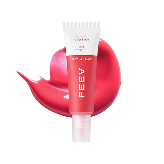 Hyper-Fit Color Serum Liquid Blush (10ml) | Dewy Cheek Blush Makeup | 50% of Hydrating Essence | Vegan | K-beauty (Pit-A-Pat, 10ml)