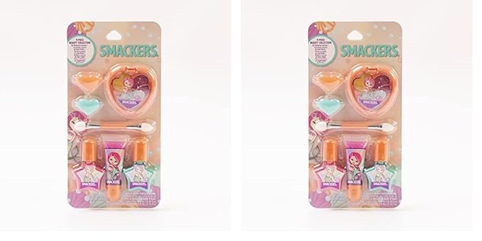 Lip Smacker Smackers 9-Piece Beauty Collection Set- Mermaid (Pack of 2)