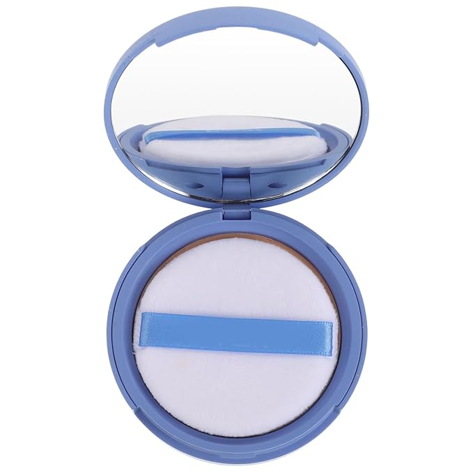 NOLITOY Matte Pressed Powder Compact for Makeup, Oil Control Face, Finish, Lightweight, Waterproof Setting Powder