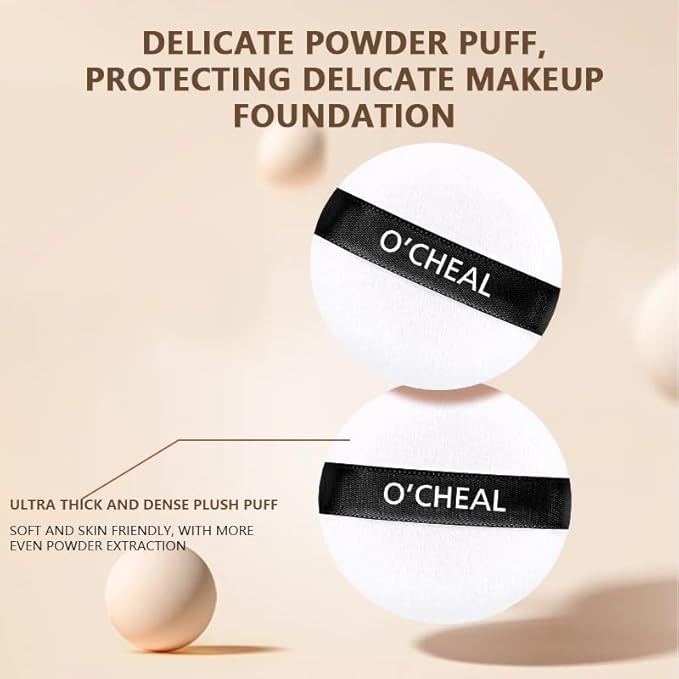 O'CHEAL Face Powder with Oil Control Loose Powder for Makeup Powder Color Waterproof Facial Powder01