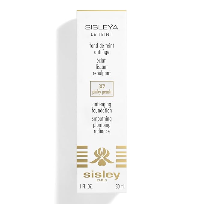 Sisley Paris Sisleya Le Teint, 3C2 Pinky Peach - 30 mL - Anti-Aging, Oil-Free Fluid Foundation for Radiance & Smoothing - All Skin Types - Non-Comedogenic