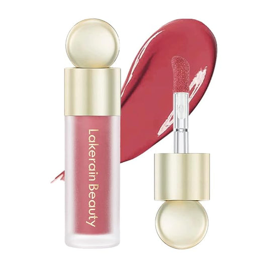 Mysense Silky Cream Blush Stick for Cheek Soft Pinch, Matte Blush Makeup Natural-Looking, Weightless, Long-Lasting - 05# Grateful-Wine Red