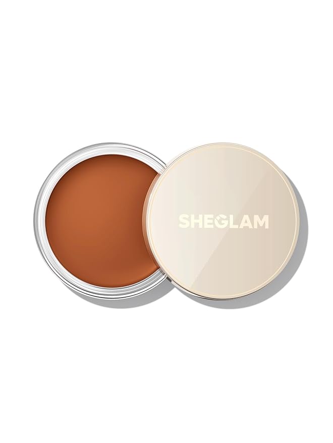 SHEGLAM Silk Haze Cream Bronzer Blendable Cream Makeup with a Lightweight Formula - Customizable Face Makeup for a Natural, Sun-Kissed Glow Long Lasting-Burnt Sienna