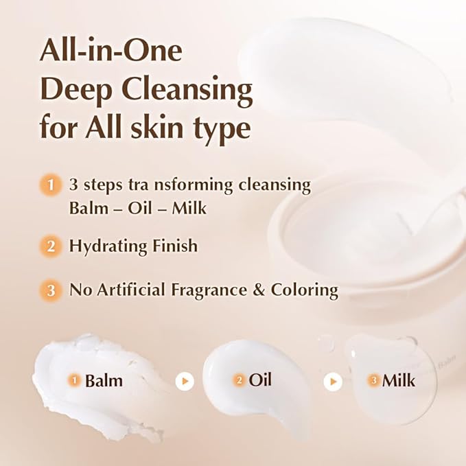 UIQ Biome Barrier Firming Collagen Cleansing Balm | Hygenic One-Step Makeup Remover | Non-Greasy Sorbet Texture | Gentle, Soothing for All Skin Types | No.1 Oliveyoung Cleanser | 3.38 fl. oz.
