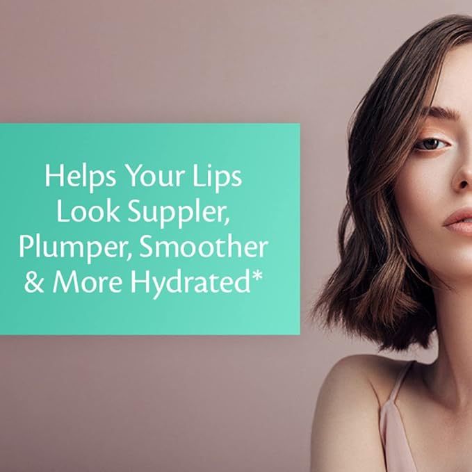 Collagen Lip Plumper Clinically Proven Lip Enhancer for Fuller Softer Lips Increased Elasticity Reduce Fine Lines Hydrating Plump Gloss Lipstick Primer 4 ml (Teal) by M3 Naturals