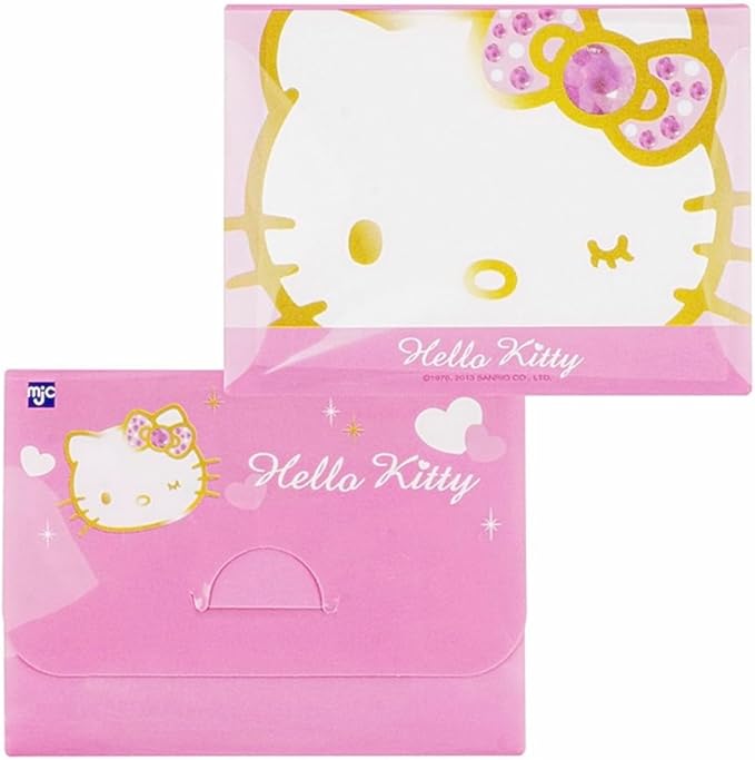 Kitty's Officially Licensed Facial Oil Blotting Paper 100 Sheets - Packaged in Portable Casing