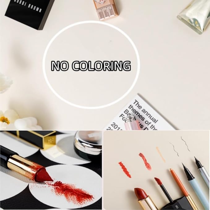 35.4" * 15.7" Large Makeup Mat for Vanity, Makeup Pads for Home Decor. Fully Covered Beautiful Makeup mat. Vanity mat Protector for Makeup. Pink/White/Black/Blue Color for You Choose.