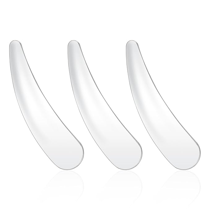 3Pcs Mini Makeup Spatula, Reusable Cosmetic Cream Spatulas Spoon, Skincare Scoop Applicator Massage Beauty Tools for Mixing and Sampling Face Eye Cream