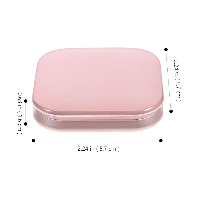 Makeup Pallette 2pcs Magnetic Eyeshadow Makeup Empty Eyeshadow Containers Box Refillable Eye Shadow with Mirror for DIY Cosmetic Foundation Blush Rose Gold Makeup Eyeshadow