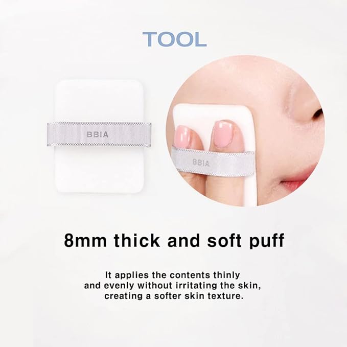 BBIA Last Skin Foundation (#00 IVORY BEIGE) + Last Sebum Pact BUNDLE SET/Medium Coverage & Semi-Matte Finish Liquid Foundation and Sebum Control Makeup Pressed Powder Pact