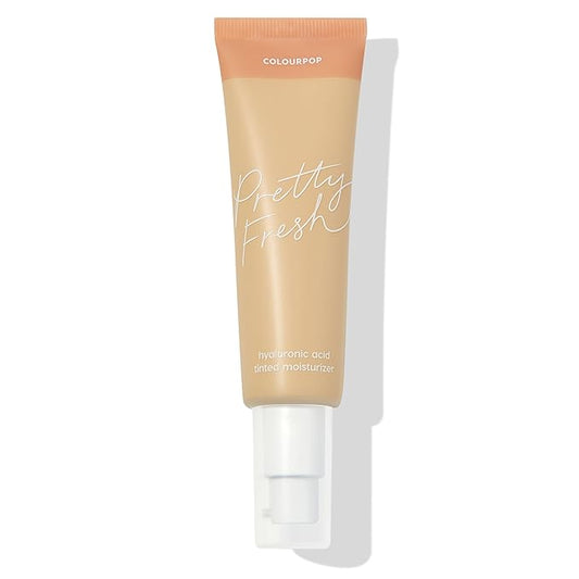 ColourPop Pretty Fresh Tinted Moisturizer - Hydrating Skin Tint with Lightweight Coverage - Formulated with Hyaluronic Acid & Coconut Water for Healthy-Looking Skin - Fair 3W (1.45 oz)