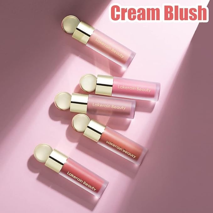 Velvet Liquid Blush, Natural Matte Finish Looking, Dewy Cheek Tint, Soft Cream Face Blush,Moisturizing Lightweight Blendable Feel,Long-Lasting 0.25 oz/7.5ml (05#)