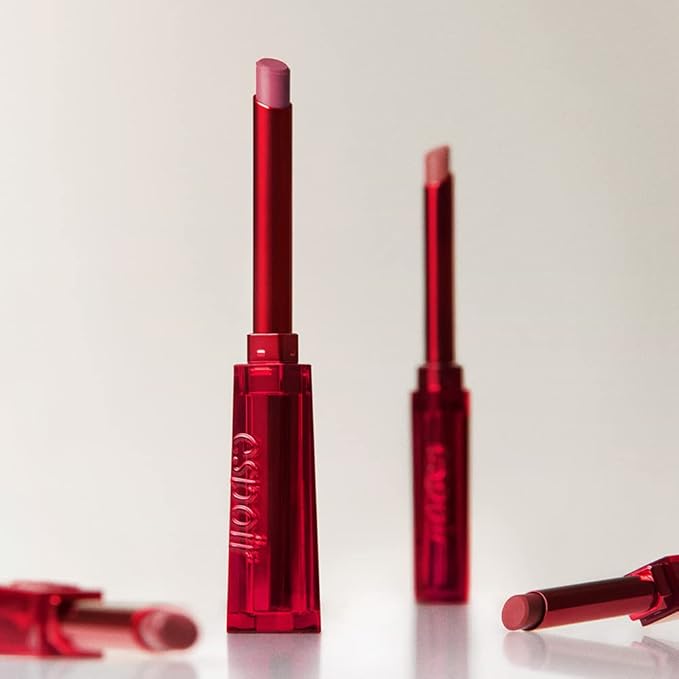 Espoir The Sleek Lipstick Cream Matte #7 Serenade 0.03oz | Lightweight Nude Tone Matte Lipstick | Long-Lasting Vibrant Color | Smooth blur lipstick | Plump Over lips Easily | Korean Lip Makeup