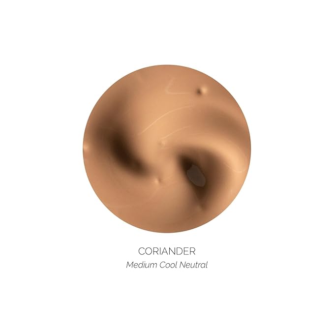 OFIR Skin Satin Medium Coverage Foundation | Lightweight Foundation Makeup with Vegan Formula | Blue Light Protection & Non-Creasing for Long-Lasting Wear | 1 FL OZ (Coriander - Medium Cool Neutral)