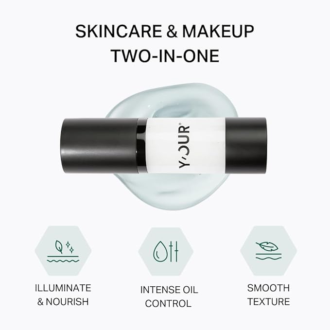 Y'OUR Makeup Setting Duo | Oil Control & Pore-minimizing | Airbrushed & Flawless Finish | Lightweight & Long-Lasting Makeup Base
