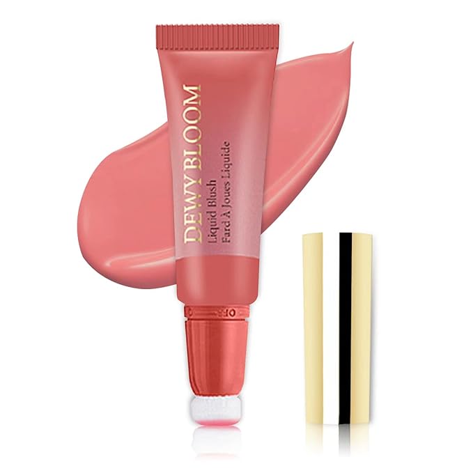 Beauty Wand - Liquid Face Blush Contour Wand, Smooth Cream Stick With Natural Matte Finish, Lightweight Blendable for Cheek, 103 Cool Pink