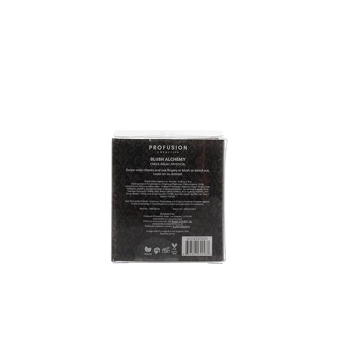 Profusion Cosmetics Blush Alchemy Cheek Balm, Creamy and Blendable Color with a Dewy, Soft Finish to Achieve Mysterious Eyes, Lips, and Cheeks (Mystical, 1)