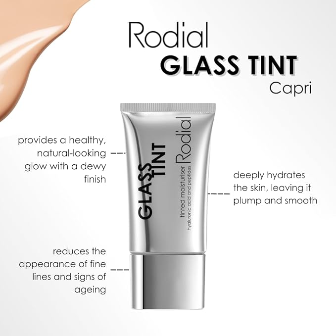 Rodial Glass Tint - Tinted Moisturiser Shade 1 Capri (1 fl oz)