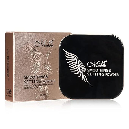 MENOW Matte Face Setting Powder, Lightweight and Long Lasting, Oil Control Smoothing Pressed Powder for All Skin Tones