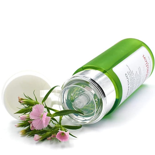 YUNASENCE CARIN’DUO Bi-Phase Micellar Makeup Remover for Regular and Waterproof Makeup. Eyes/Face/Lips, 4oz. 100% Natural. Silicone free. Cyclopentasiloxane free.