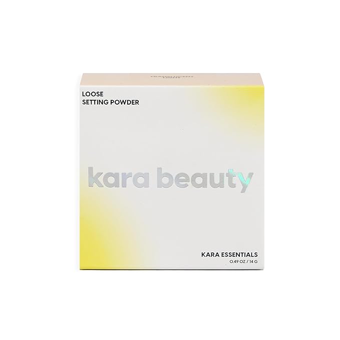 Kara Beauty Essentials Loose Setting Powder - Long Lasting Waterproof Powder with Coconut Oil - Translucent Light Texture Powder for Flawless Foundation Makeup, Perfect Travel Essentials for Women