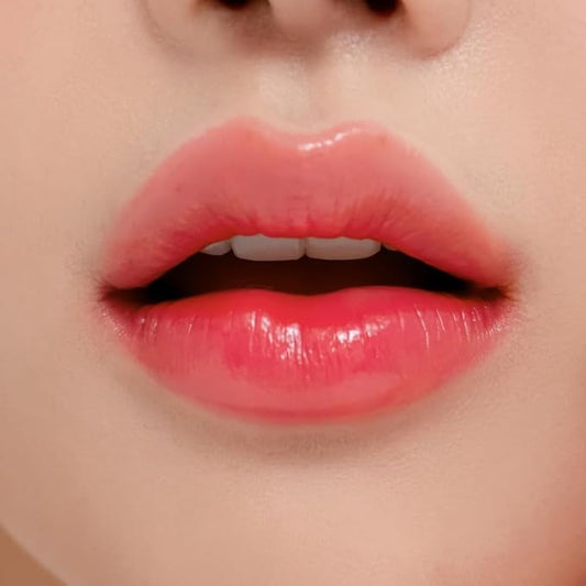 Dewy Fit Tint – 8 Colors | Non-Sticky, Buildable Shine with Vivid Color | Long-Lasting & Moisturizing for a Plump, Glossy Finish | K-Beauty Lip Color (#007 Vivid Coral, 0.1 Fl Oz)