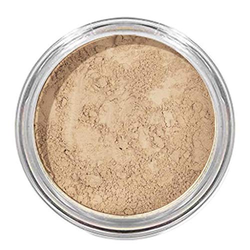 InstaFame Loose Mineral Foundation Powder, Full Coverage Matte With Natural SPF for Sensitive Skin, Seek