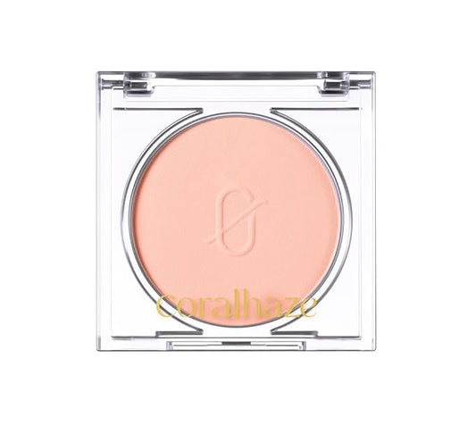 Soft Blur Cheek 02 Cozy Apricot, Silky Soft-Focus Blush for Smooth, Pore-Blurring Airbrushed Finish, Lightweight and Buildable Powder for Natural Radiance, Long-Lasting Wear, Korean Makeup