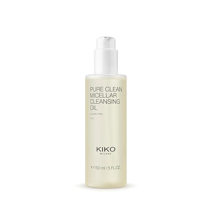 KIKO Milano Pure Clean Micellar Cleansing Oil | Micellar Oil Cleanser And Make-Up Remover