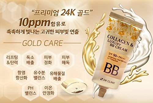 3W CLINIC Collagen & Luxury Gold BB Cream 50ml / 1.69oz (SPF50+ PA+++)