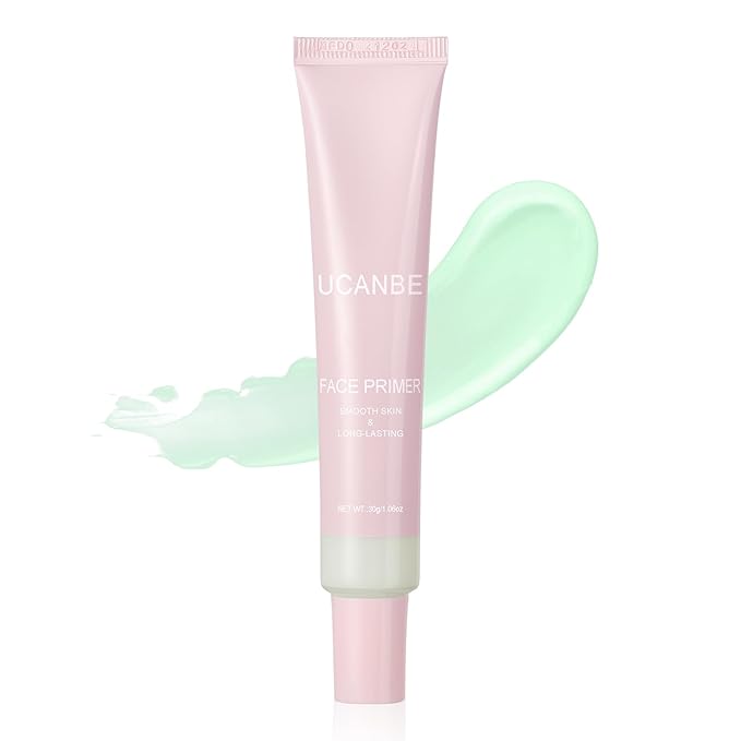 UCANBE Tone Adjusting Primer: Smooth Lightweight Face Primer - Facial Makeup Long-lasting Prime - Evens Skin Prime for Red Blood and Skin Redness(Green,1.06 Oz)