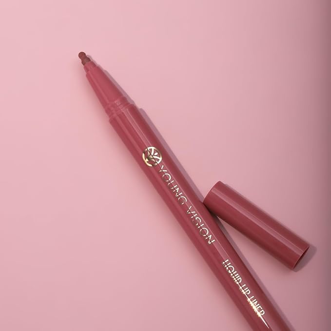 YOUNG VISION Gourd-Shaped Precision Liquid Lipstick & Lipliner - Nude Matte Shades