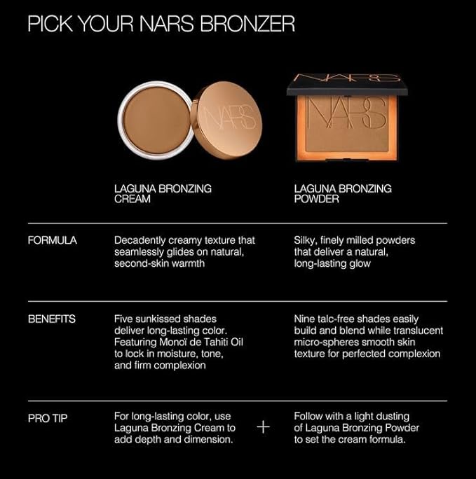 NARS LAGUNA Talc-Free Bronzing Powder - FULL SIZE 11g / 0.38 oz (Laguna 04)