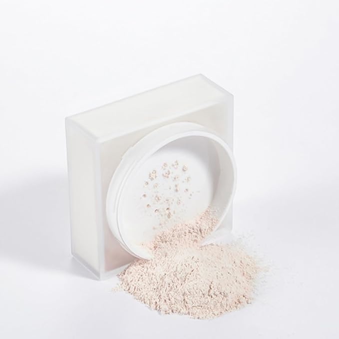 MAEPEOR Setting Powder 8 Colors Smooth and Lightweight Matte Face Powder for Brightening and Setting Makeup with Face Puff (1.76 oz, P02 Natural Yellowish)