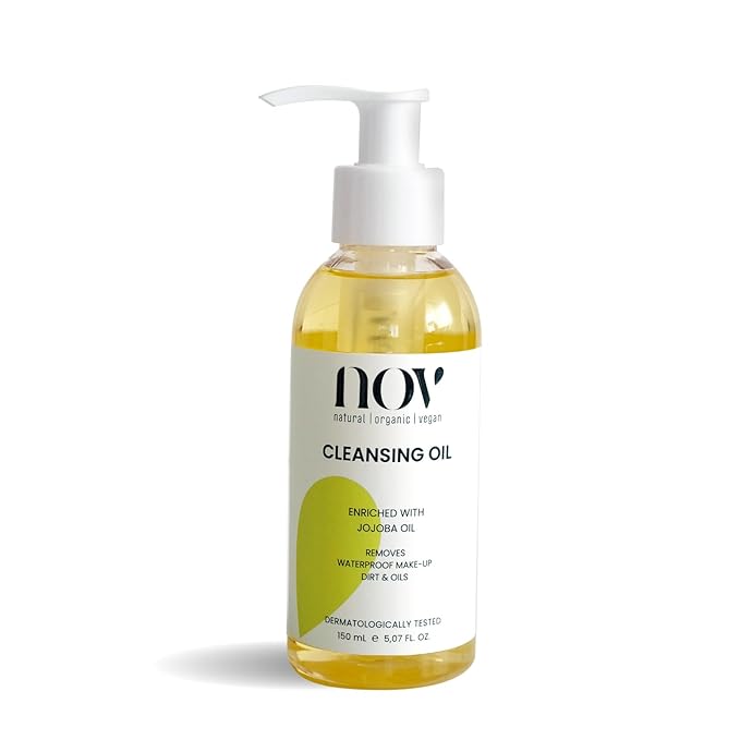 Cleansing Oil - Facial Cleanser for Waterproof Make-Up - Non-Greasy Face Cleanser With Sweet Almond Oil for Hydration - All Skin Types - 5.07 oz