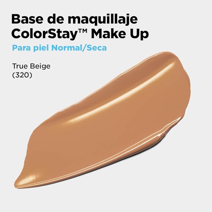 Revlon Colorstay SPF 20 Makeup Foundation for Normal/Dry Skin, True Beige, 1 Ounce