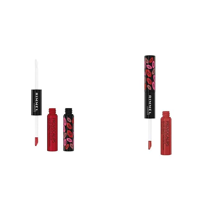Rimmel Provocalips 16hr Kissproof Lipstick, Play with Fire Provocalips 16hr Kissproof Lipstick, Heart Breaker, 0.14 Fluid Ounce