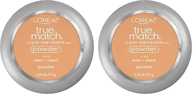 L'Oréal Paris True Match Super-Blendable Powder, Fresh Beige, 0.33 oz. (Pack of 2)