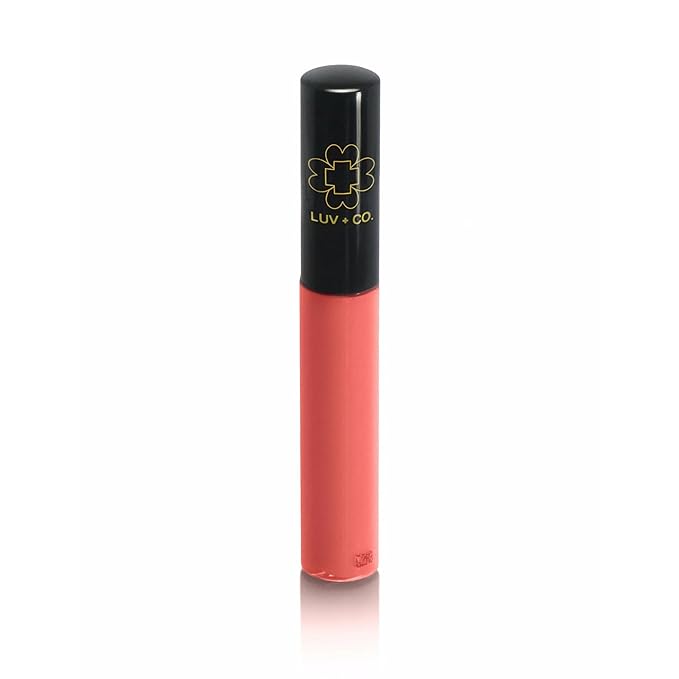 Lip Gloss 7ml 90% Organic Moisturizing Lip gloss Non Sticky Shiny Natural Colorants For Light Glossy Coverage Gluten Free Paraben Free | Copper Mauve Plum | Coffee Chic