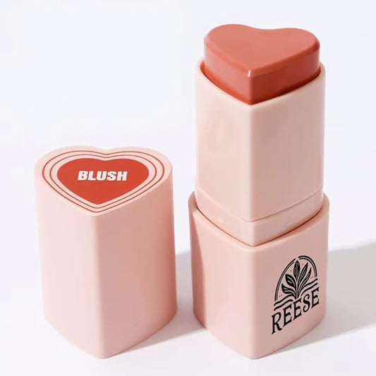3-in-1 Multifunction Blush Stick - Blush, Lip Tint, Eye Shadow - Creamy, Long-Lasting, Easy Application for a Flawless Look (Sweet Peach, Small)