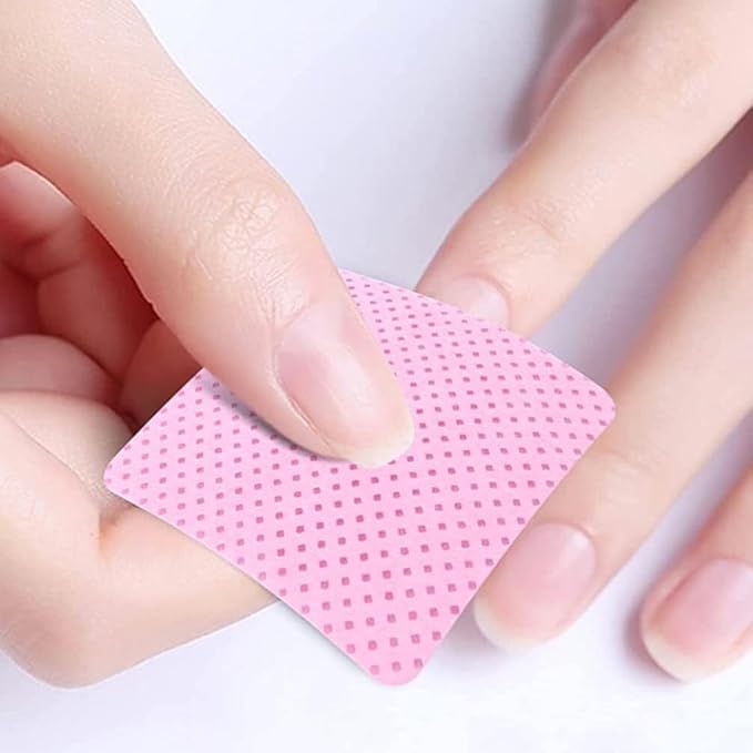 Eyelash Extension Glue Wipes 800Pcs Cotton Pads Non-Woven Lint-Free Paper Eyelash Glue Remover Wipe(White)