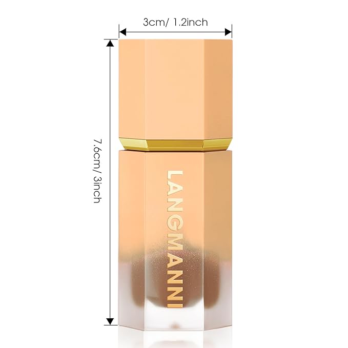 Liquid Contour Stick Makeup - Cream Face Contour Wand with Cushion Applicator, Natural Matte Long Lasting Creamy Bronzer Contour, Lightweight Silky Blendable (#01 LIGHT TO MEDIUM)