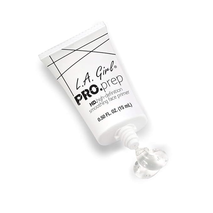 L.A. Girl PRO Prep HD High Definition Smoothing Face Primer, Assortment, 0.5 Fl Oz