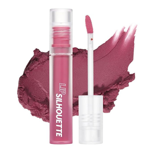 I'M MEME Matte Velvet Tint - Lip Silhouette 08 Granny Pink (Light Pink Shade) | Vivid Color, Long Lasting, Moisturizing & Hydrating, Light-weight, Neutral Lip Stain Mousse, 4mL