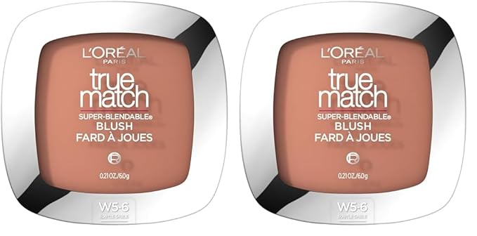 L'Oreal Paris True Match Super-Blendable Powder Blush, Subtle Sable, 0.21 Oz (Packaging May Vary) (Pack of 2)