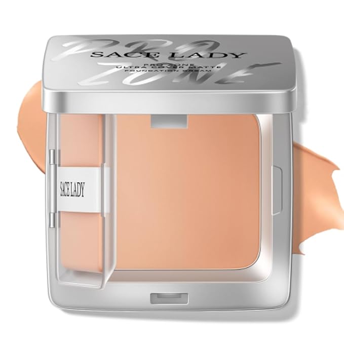 SACE LADY Face Primer and Powder Foundation Makeup Set, Matte Pores Full Coverage Long Lasting Flawless Make Up Kit