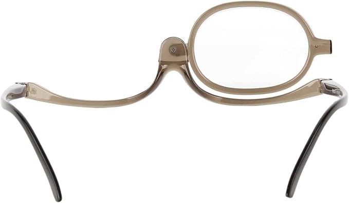 Aisi Women Magnifying Makeup Glasses Eye Make Up Spectacles Flip Down Lens Folding Cosmetic Glasses